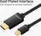 Vention Mini DisplayPort naar HDMI Kabel - Mini DP naar HDMI - 1080P & 60Hz - 2 Meter