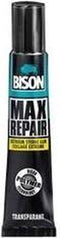 Bison Max Repair Power 20 gram- Extra krachtige en flexibele reparatielijm, transparant, ideaal voor schoenen, rubber, leer, 1001 reparaties, 20 gram tube