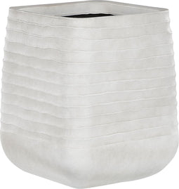PARIKIA - Plantenbak - Wit - 50 cm - Polyresin