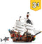 LEGO Creator 3in1 Piratenschip - 1264 onderdelen - 3 modellen in 1 - (4 minifiguren)