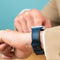 iMoshion Echt lederen bandje voor de Apple Watch Series 1 / 2 / 3 / 4 / 5 / 6 / 7 / 8 / 9 / SE / Ultra (2) - 42 / 44 / 45 / 49 mm - Blauw