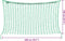 vidaXL - Hooinetten - 2 - st - 200x120 - cm - rechthoekig - polypropeen - groen