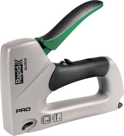 Rapid Pro Alu840 Handtacker - Dual Magazijn - Softgrip - Regelbare Slagkracht