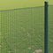 vidaXL - Gelast - Draadhek - Groen - 1,4x50 - m - Staal