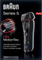 Braun Series 5 5030s - Scheerapparaat - Accu - Rood Zwart