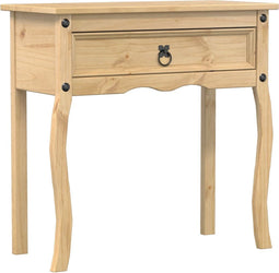 vidaXL - Wandtafel - Corona - 73x35x73 - cm - massief - grenenhout