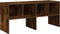 vidaXL - Schoenenrek - stapelbaar - 89,5x30x40 - cm - gerookt - eikenkleurig