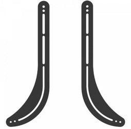 KabelDirekt Ophangbeugels - Bevestiging voor Sonos Sony Vizio Soundbars - Tot 15kg - Zwart
