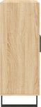 vidaXL - Dressoir - 69,5x34x90 - cm - bewerkt - hout - sonoma - eikenkleurig