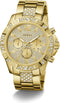 Guess Majestic GW0796G2 - Polshorloge - Quartz - Staal - Goud - Ø 48 mm