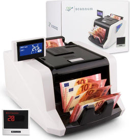 Scannum® 1200 - Biljettelmachine - 4-voudige valsgelddetectie - 1000 biljetten/minuut