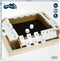 Small Foot - Shut the Box Houten Dobbelspel Gouden Editie