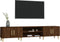 vidaXL - Tv-meubel - 180x31,5x40 - cm - bewerkt - hout - bruin - eikenkleur