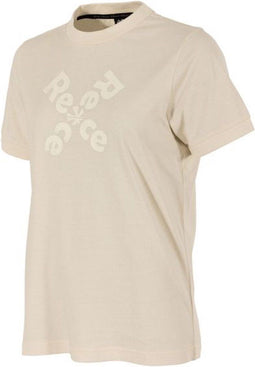 Reece Studio T-shirt - Sportshirt Dames - Ronde hals - Creme (XL)