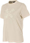 Reece Studio T-shirt - Sportshirt Dames - Ronde hals - Creme (XL)