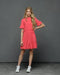 ELLE Chic - Meisjes Jurk - Zomerjurk met cirkeltape - Maat 134/140