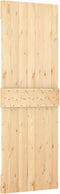 vidaXL - Schuifdeur - met - beslag - 70x210 - cm - massief - grenenhout