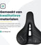 Voltano Dames Fietszadel - Waterdicht - Uitsparing - Zwart