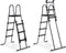 EXIT Wood zwembad 540x250x122cm met zandfilterpomp - bruin