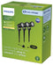 Philips GardenLink Caper - Sokkellamp 24V - Set van 3 - Zwart