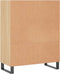 vidaXL - Schappenkast - 69,5x32,5x90 - cm - bewerkt - hout - sonoma - eikenkleurig