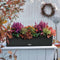 LECHUZA Balconera Cottage 80 - Plantenbak - 12L - Graniet