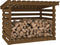 vidaXL - Haardhoutrek - 108x73x79 - cm - massief - grenenhout - honingbruin