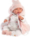 Llorens soft body babypop met geluid deken en speen 44 cm