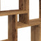 vidaXL - Wandschap - kubus - 90x15x119,5 - cm - bewerkt - hout - oud - houtkleurig