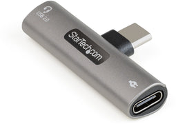 Startech.com CDP2CAPDM - USB-C Audio & Oplaadadapter - USB 2.0 type-C - 22,5mm breed - 9mm hoog