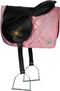 ByAstrup Stokpaard Zadeldekje en Muts Glitter Roze