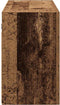 vidaXL - Badkamerwandkast - 100x25x40 - cm - bewerkt - hout - oud - houtkleurig