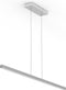 Mexlite Danske 2745ST - Hanglamp - Uitschuifbaar 20-125 cm - Zilver