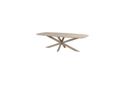 4so - Nevada low dining tafel latte keramiek sabia panna 250 x 105 cm