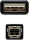 Nanocable 10.01.0104-BK - USB A naar USB B - 300 cm - Zwart