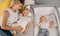 Lionelo Theo - Co Sleeper & Baby Bed - 2-in-1 functie - Hoogte verstelbaar - Kantelbaar - Donker Grijs