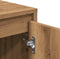 vidaXL - Tv-meubel - 120x30x40,5 - cm - bewerkt - hout - artisanaal - eikenkleurig