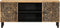 vidaXL - Tv-meubel - 105x33x46cm - massief - mangohout