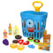 Eten speelgoedset Colorbaby 22 x 43 x 16 cm 51 Onderdelen 6 Stuks