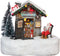 Luville Kerstdorp Miniatuur Santa's Shop - L16,5 x B12 x H13,5 cm