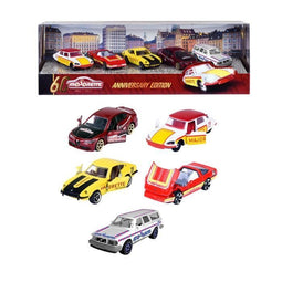 Majorette - 60th Anniversary Box - 5 miniatuurvoertuigen waarvan 2 exclusief - Metaal - Vanaf 3 j...