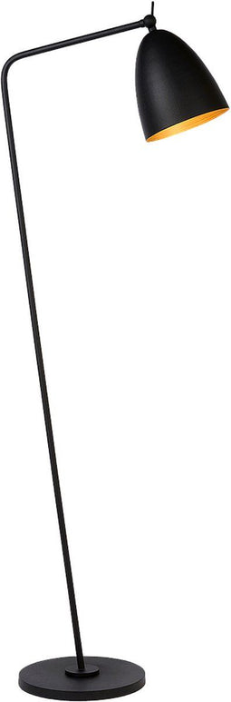 Atmooz - Vloerlamp Central - E27 - zwart - Staande Lamp - Stalamp - Woonkamer - Hoogte 158cm - Metaal