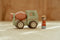 Little Dutch LD2529 - Houten Betonwagen - Inclusief bouwvakker - Groen