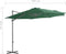 vidaXL - Parasol - met - draagbare - voet - groen