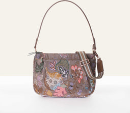 Oilily Platte - schoudertas - Dames - Bruin - One Size