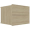 vidaXL - Nachtkastjes - 2 - st - 40x30x30 - cm - bewerkt - hout - sonoma - eikenkleurig
