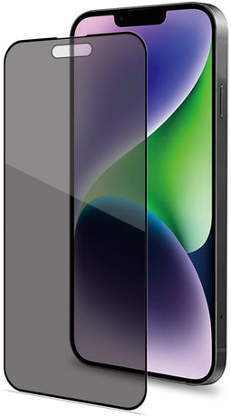 Celly PRIVACYF1055BK - Screenprotector iPhone 15 Plus - Voorkomt krassen en barsten - Zwart