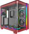 Montech KING 95 PRO - ATX Behuizing - Gebogen Glazen Voorpaneel RGB - Rood
