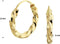 Marie Celeste - Oorringen - Gedraaide buis 13x2mm - Goud