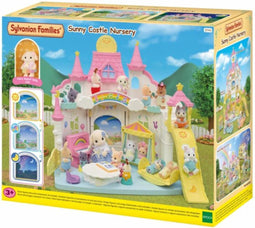 Sylvanian Families 5743 - Zonnig Kinderopvang Kasteel - Bloemen hangoor konijn baby - Regenboogoutfit